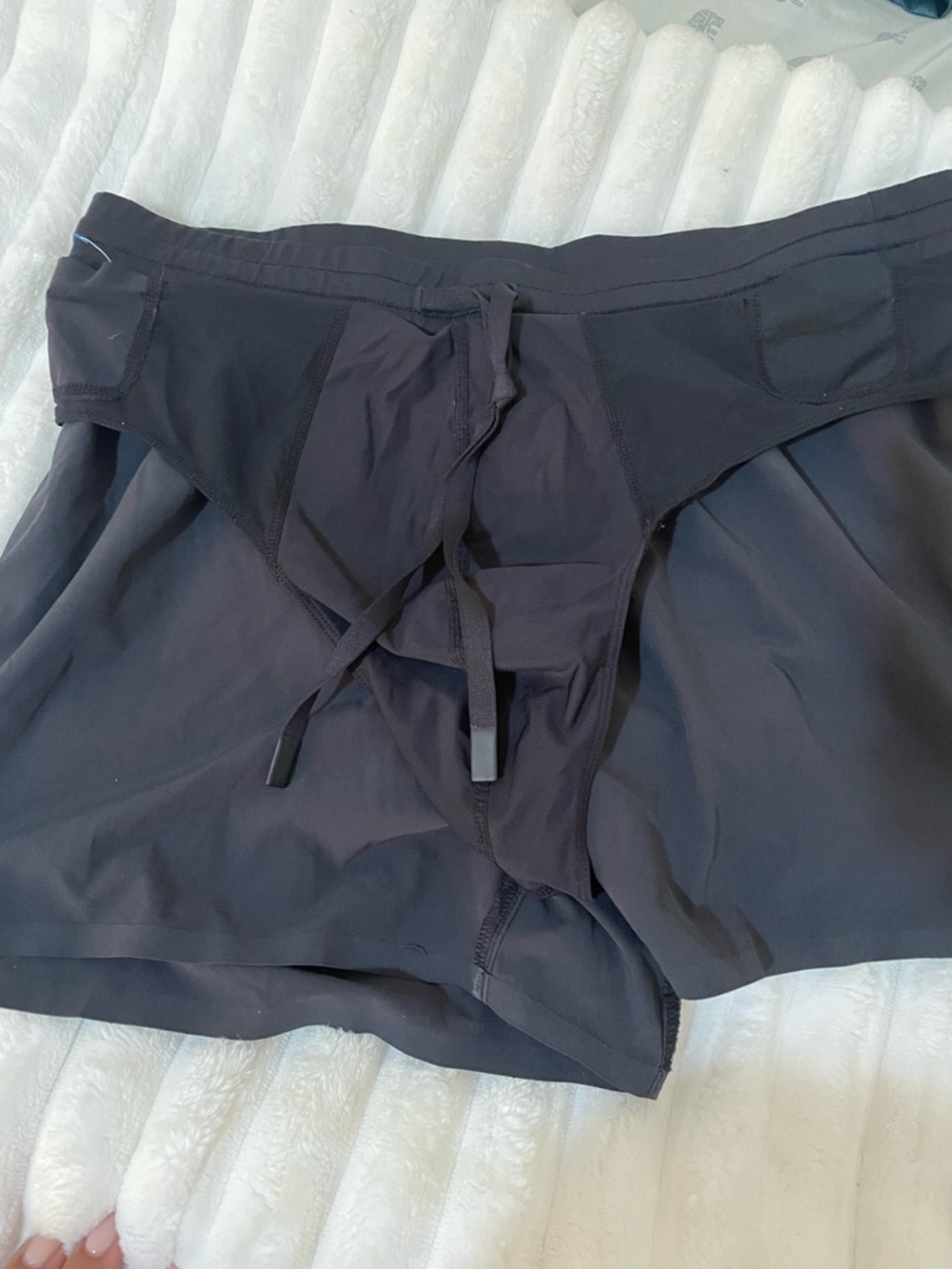 Ten thousand Men's Black Athletic Drawstring Shorts - Picture 9 of 12